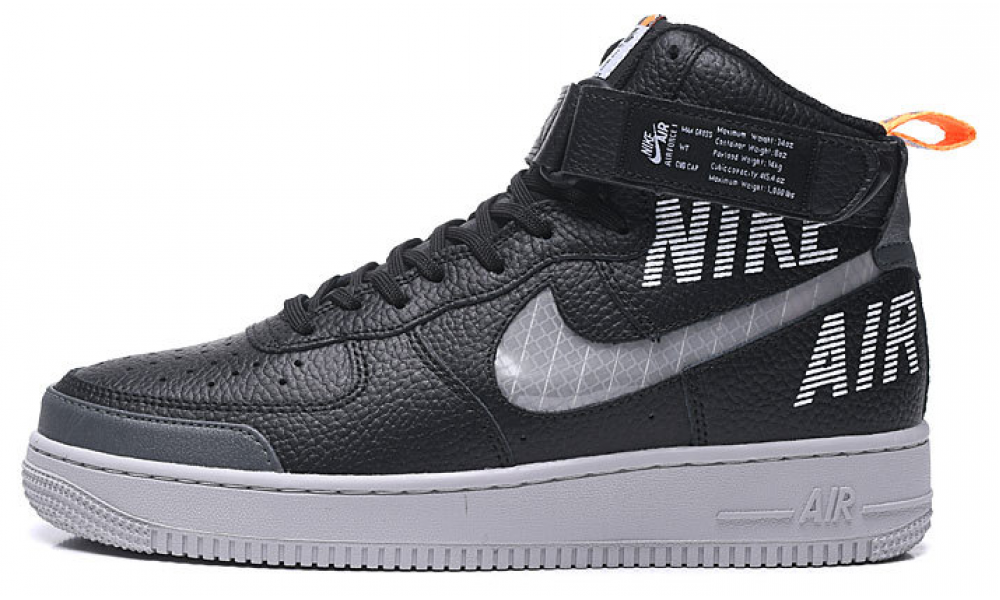 Air force 1 high white and black hotsell